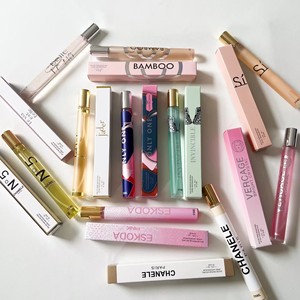 Vente en gros de vaporisateurs corporels de voyage longue durée de 35 ml, flacon en verre test tube, mini parfum de poche, parfum pour homme et femme - Product Image 2