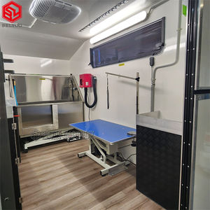 Belyoo Remorque <span class=keywords><strong>de</strong></span> toilettage mobile pour animaux <span class=keywords><strong>de</strong></span> compagnie, petite, pour usage commercial, type camion, pour le lavage et le spa des chiens, modèle Europe, à vendre - Product Image 4