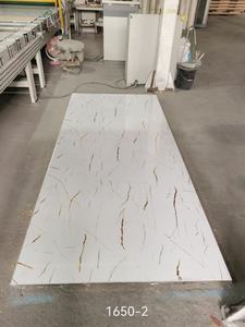 ウェットエリアスペシャル1mワイドX 10mm厚さ<span class=keywords><strong>PVC</strong></span>ウォールパネル中空内側防水大理石デザインカスタマイズオプション付き - Product Image 5