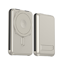 Portable 10000mAh Power Bank avec câble intégré PD22.5W ABS support de téléphone magnétique et chargeur pour montre et écouteurs utilisation en extérieur