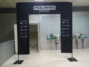 Arco de Exhibición Portátil Weihai WZRODS con Poste de Fibra Compuesta para Líneas de Meta y Entrada - Product Image 5