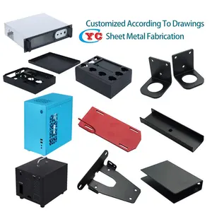 Custom 19-inch 1u Rackmount Sheet Metal Case Processing Server Electronic Instrument Chasis Enclosure Products