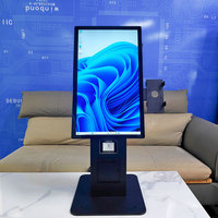 Kiosque de commande en libre-service pour ordinateur de bureau de 21,5, 23,6 et 27 pouces avec écran tactile et paiement