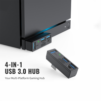 Station d'accueil Steam Deck 4 en 1, Hub USB C avec adaptateur multi-ports 4K HD MI PD pour PS5, station d'extension PC