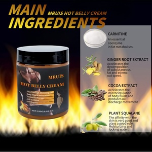 Gel Corporal Orgánico de 250 ml de Marca Privada, Crema Caliente Anticelulítica <span class=keywords><strong>y</strong></span> Quemagrasas para Pérdida de Peso, Reafirmante <span class=keywords><strong>y</strong></span> Moldeadora de Cintura - Product Image 4