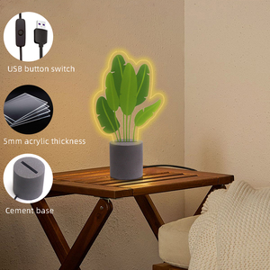 Cactus Children Cartoon <strong>Lamp</strong> Custom Acrylic <strong>Lamp</strong> Night Light Decoration Led Mood <strong>Lamp</strong> for Bedroom - Product Image 6