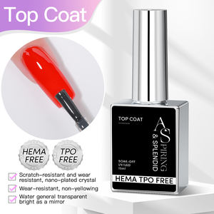 Nieuwe Upgrade Private Label <span class=keywords><strong>Gel</strong></span> Polish Langdurig Hema TPO Vrij <span class=keywords><strong>Top</strong></span> & <span class=keywords><strong>Base</strong></span> <span class=keywords><strong>Coat</strong></span> Aangepaste Logo French 15ml No Wipe TopCoat Lak - Product Image 4