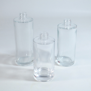 Transparent <strong>Glass</strong> Thickened Cylindrical Aromatherapy Essence Water And Milk <strong>Bottle</strong> Toner Dispensing <strong>Bottle</strong> - Product Image 2
