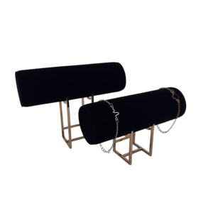 Expositor de Joyería de Terciopelo de Alta Gama AURORA, Moderno, Redondo, Ligero, para Pulseras y Brazaletes - Product Image 1