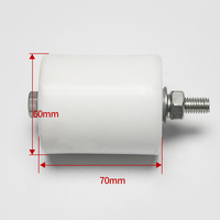 Dispositif de guidage de chaîne de compensation d'ascenseur, roue de guidage anti-vibration 70 * 60