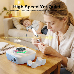 เครื่องตะไบเล็บไฟฟ้า <span class=keywords><strong>NAILGIRLS</strong></span> 45000RPM สำหรับทำเล็บมือและเล็บเท้า ขัดแต่งทรงเล็บ เครื่องตะไบเล็บมืออาชีพ - Product Image 4