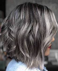 Nuevo Color de Cabello <span class=keywords><strong>Gris</strong></span> <span class=keywords><strong>Ceniza</strong></span> Degradado de Moda, Pelucas Cortas Bob con Cierre 13x4 4x4 y Extensiones de Cabello Humano con Frente de Encaje - Product Image 4