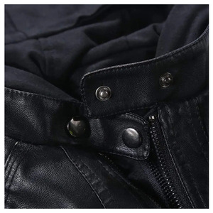 OEM de alta calidad de las mujeres de moda chaquetas de cuero de piel de oveja original de encargo del logotipo de la chaqueta para las mujeres - Product Image 5