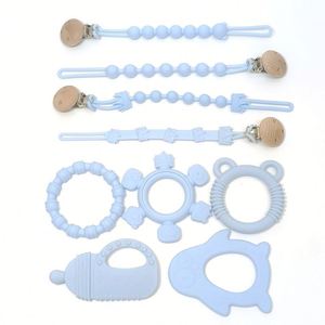Nuevos Donuts de Silicona de Grado Alimenticio para Regalo, para el Entrenamiento Muscular Oral de Niños de Tres Meses - Product Image 2