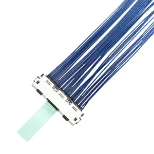 Cable lvds Hirose de 30 Pines, paso de 0,5mm, Cable Micro Coaxial, montaje de cable coaxial ultrafino