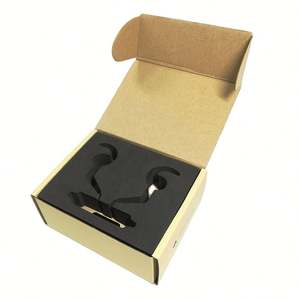 Caja de embalaje de auriculares y auriculares de lujo con papel artístico y logotipo personalizado con estampado de laminación mate de espuma para uso doméstico - Product Image 6