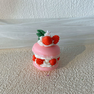 Custom Luxury Novelty Romantic Aromatherapy Colourful Scented Soy Wax Unique Dessert Candles with Gift Box