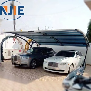 Abri de voiture moderne et simple en aluminium 20x10 pieds, imperméable, anti-UV, avec toit en arche et revêtement poudré, fabriqué en Chine - Product Image 6