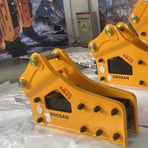 SOOSAN SB43 Hydraulic Breaker <b>Side</b> Type 1 <b>Unit</b> Main Body Product with One Year Warranty standard features inclusive - Product Image 6