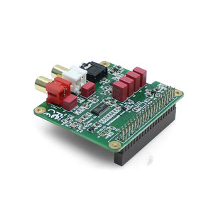 Carte d'extension audio HIFI DAC adaptée pour Raspberry Pi 3B+/4B, décodeur de niveau audiophile, module de lecture audio - Product Image 1