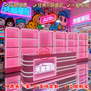 Vetrina Espositiva Futuristica Eco-Sostenibile con Luci LED per Premi Arcade, Personalizzabile per Giocattoli di Peluche e Regali, Ideale per Sale Giochi - Product Image 4