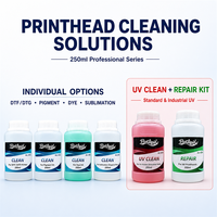 PrinthLiquid 250ml Solution de nettoyage de tête d'impression pour encres pigmentées, à base d'eau, éco-solvant et UV, nettoyant pour têtes d'impression