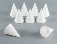 Gobelet à cône en papier roulé jetable à paroi unique écologique personnalisé gobelet d'eau et de crème glacée d'aéroport à bas prix