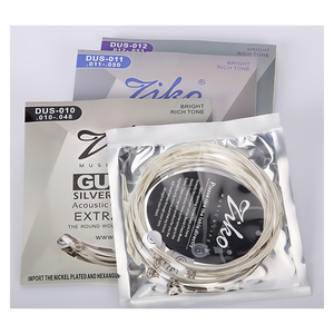 JELO <span class=keywords><strong>ZIKO</strong></span> DUS-010/DUS-011/DUS-012 Akustik gitarren saiten Versilberung Wund Extra Saiten instrumente Teile Zubehör - Product Image 1