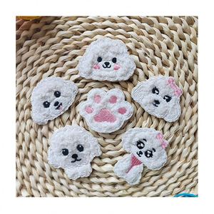 Nouvelle Patch Brodé Autocollant en Peluche Motif Chien Teddy Mignon pour Décoration - Product Image 4