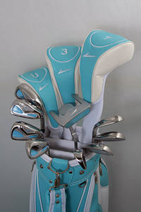 Vente chaude Personnalisé Gaucher Lady Golf Club Set 13 cannes Pilotes complets pour les femmes avec poignée en caoutchouc - Product Image 3