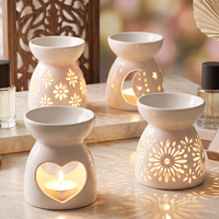 Aromatischer Keramik-Räucherstäbchenhalter & Teelicht-Lampe zur Schlafzimmerdekoration