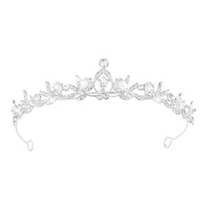 NianCan Tiaras y Coronas de Cristal <span class=keywords><strong>para</strong></span> Novia, Reina, Princesa, Diademas, Coronas <span class=keywords><strong>para</strong></span> Pastel de Cumpleaños, Fiesta de Graduación y Concurso de Belleza - Product Image 1