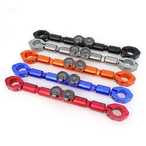 Barra de equilibrio Universal para motocicleta con reloj Cnc dos en uno accesorios modificados para motocicleta barra estabilizadora de palanca reforzada cruzada