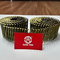Clous en bobine métalliques de 2,5x64mm les mieux notés, à corps fileté, pour la fabrication de bobines en bois, du Vietnam