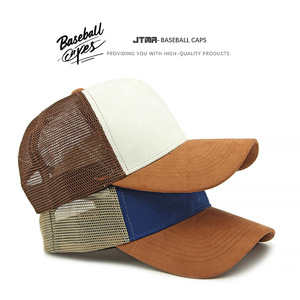 Cappellino da Baseball da uomo con ricamo in pelle scamosciata con Logo personalizzabile e cappello impermeabile da donna con rete da ombra completa assemblaggio - Product Image 2