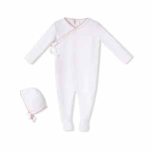 Conjunto <span class=keywords><strong>de</strong></span> Ropa para Bebé Recién Nacido, Niño o Niña, <span class=keywords><strong>de</strong></span> Algodón, Color Sólido, Otoño, Ropa para Niños Pequeños, Mameluco con Gorro <span class=keywords><strong>Personalizado</strong></span> - Product Image 3