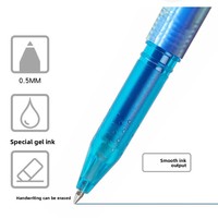 Stylos effaçables colorés créatifs, manchons de stylo, torche à température contrôlée, plastique, vente en gros, pour l'étude