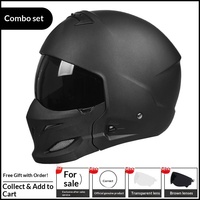 26 Nouveaux casques de moto intégraux ABS 3C de style américain rétro Warrior Scorpion, conformes aux normes nationales, légers et toutes saisons