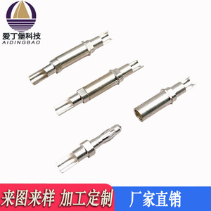 Edinburgh ADB Banana Head Copper Spring <b>Terminal</b> Connector Male Female Pins Customizable Size High Conductivity - Product Image 5