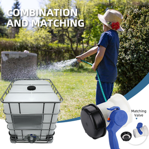 Accessoires pour réservoir IBC de 1000 L, <span class=keywords><strong>bouchon</strong></span> de valve IBC robuste, filetage femelle de 3 pouces S100x8, plastique PE, grand couvercle de port - Product Image 2