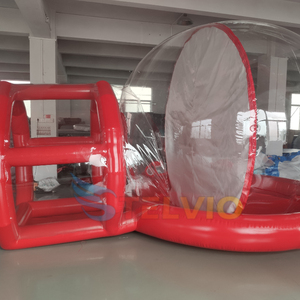 터널 거대한 풍선 투명 스노우 글로브 배경과 크리스마스 풍선 인간 크기 스노우 글로브 사진 부스 - Product Image 4