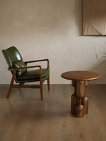 Table basse en bois massif de style vintage, créative, pour balcon, réception, convient aux petits espaces, robuste, durable, rétro