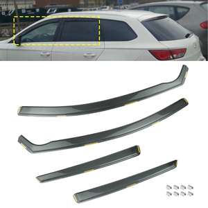 Déflecteurs de vent adhésifs de remplacement de haute qualité avec clips teintés pour Seat Leon <span class=keywords><strong>ST</strong></span> MK3 2014-2019 5 portes Break - Product Image 2