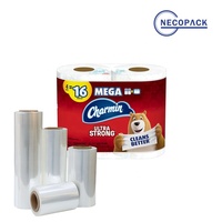 Vente en gros Film d'emballage en plastique transparent étanche Rouleau de film thermorétractable POF transparent Film rétractable en polyoléfine