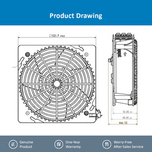 Ventilador Axial de CA eBm-papst DV4650-470 120*120*38mm, Ventilador de Ventilación para Equipos Industriales de Alto Flujo de Aire - Product Image 4