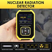 Détecteur de rayonnement numérique, dosimètre, compteur Geiger, moniteur radioactif rechargeable pour rayons bêta, gamma et X, testeur commutable