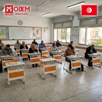 MINYI LEO Tunisia Ensemble de bureau et chaise d'école confortable, chaise avec table, bureau d'écriture