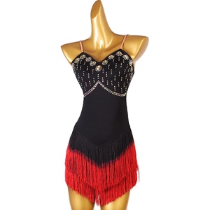 Abito da ballo latino per performance e competizioni, <span class=keywords><strong>costume</strong></span> per <span class=keywords><strong>donne</strong></span> adulte - Product Image 5