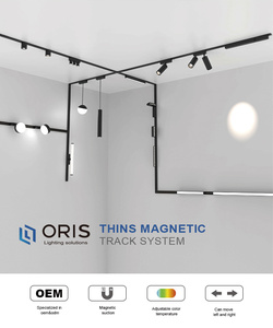 Rail lumineux LED linéaire au design minimaliste, Zigbee Tuya RGB 48V, éclairage intelligent Casambi, rail magnétique encastré pour la maison - Product Image 5