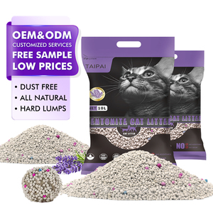 OEM Dust-Free 100% Natural Sodium Sand Lavender Scent Fast Clumping Colorful Bentonite <b>Litter</b> - Product Image 1